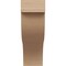 Ekena Millwork 4"W x 8"D x 12"H Classic Garner Rough Cedar Woodgrain TimberThane Corbel, Primed Tan CORUR04X08X12GARRCPR - alternate 4